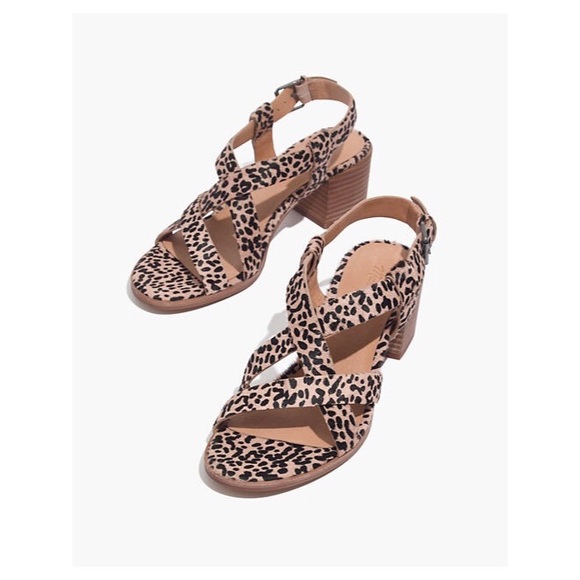 Madewell Shoes - Madewell The Alyssa Sandal in Spotted Calf Hair
